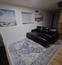 Downstairs family room