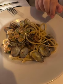 Spaghetti with clams