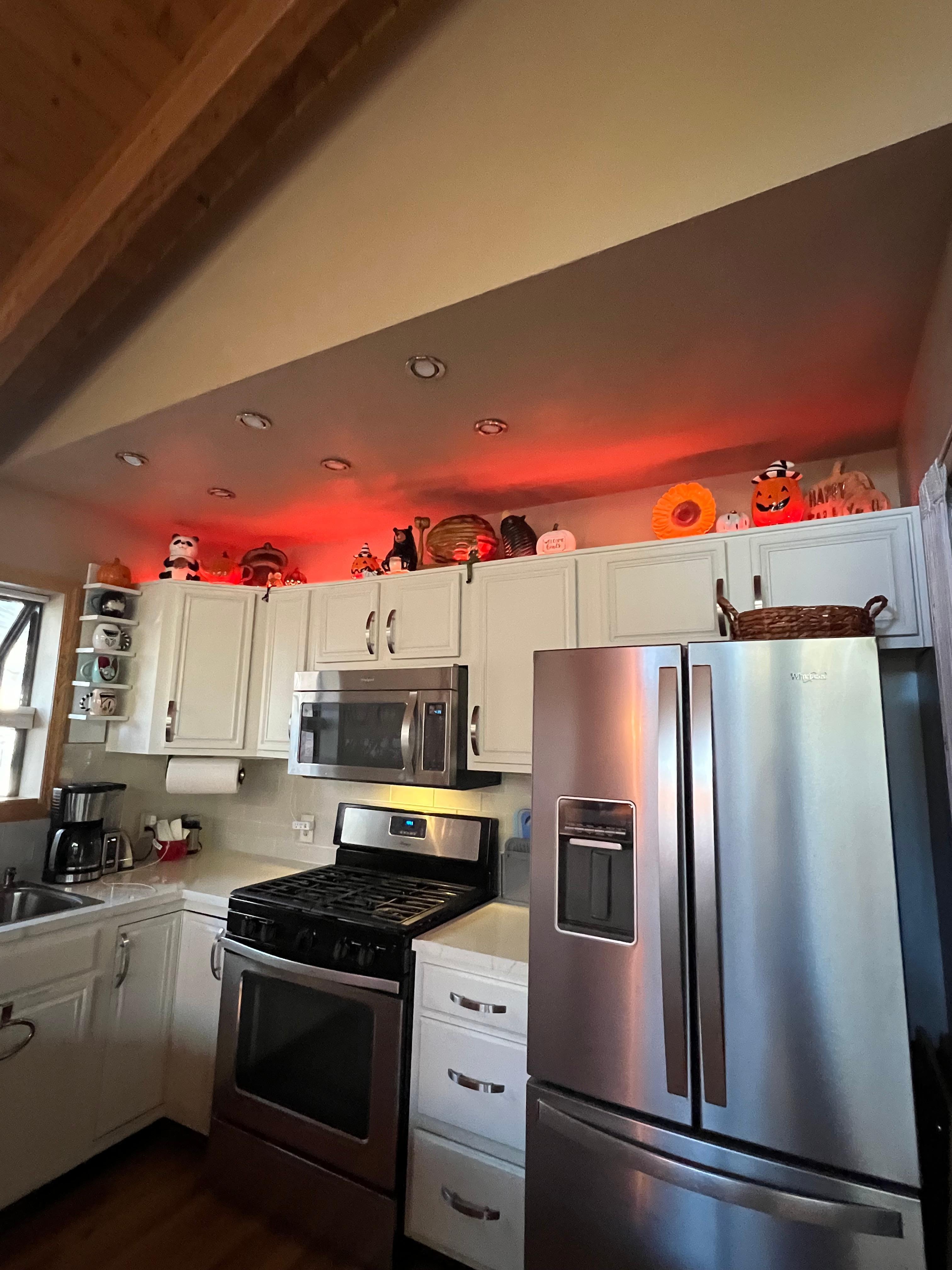 Enjoyed the Fall decorations!  Made our stay even more special!