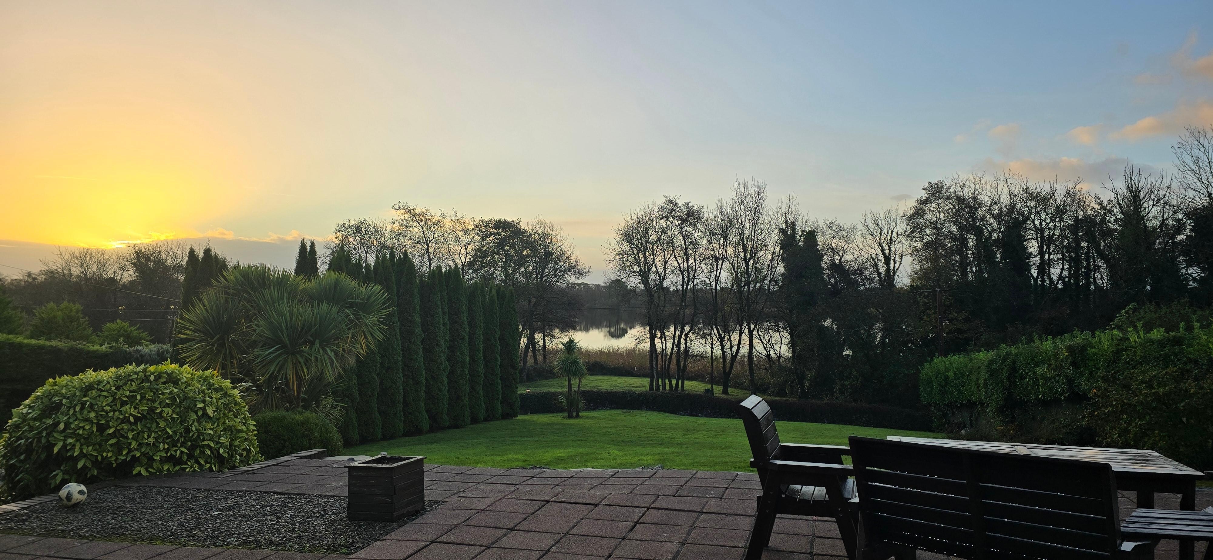 Vistas desde la entrada de la casa.