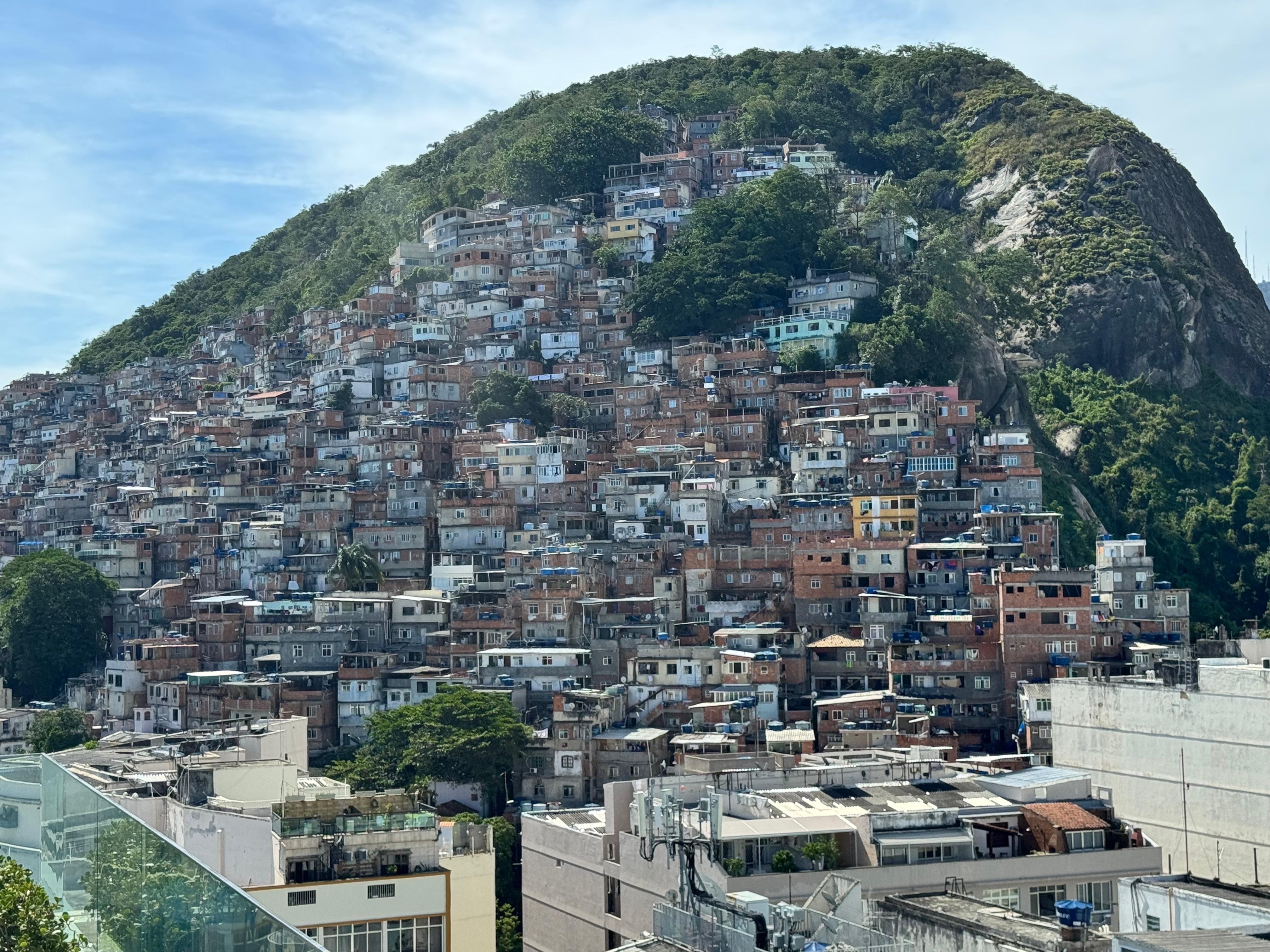 Yep, this is a view from the hotel’s rooftop pool
