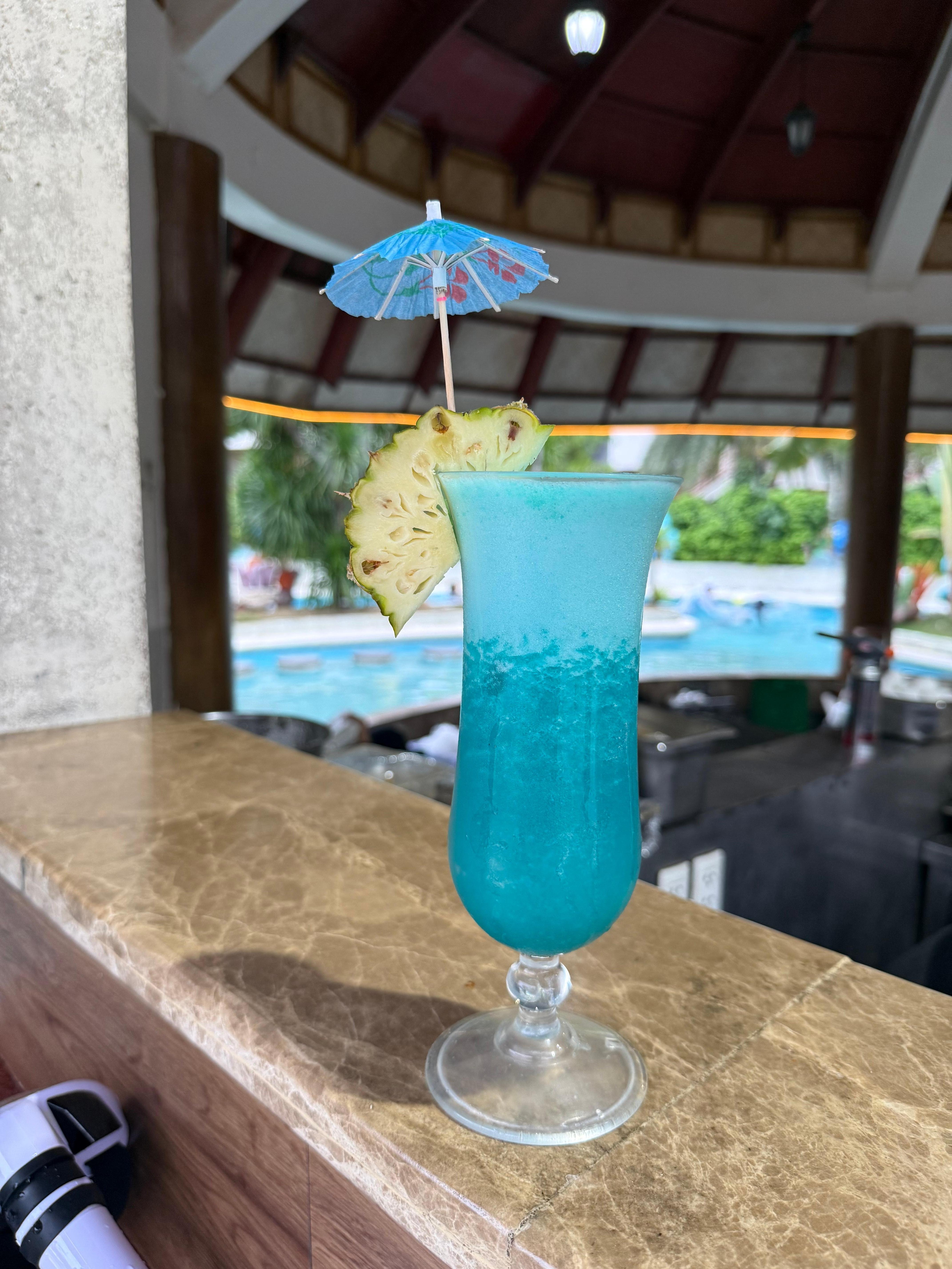 プールバーはプールからもアクセスできて最高の気分！