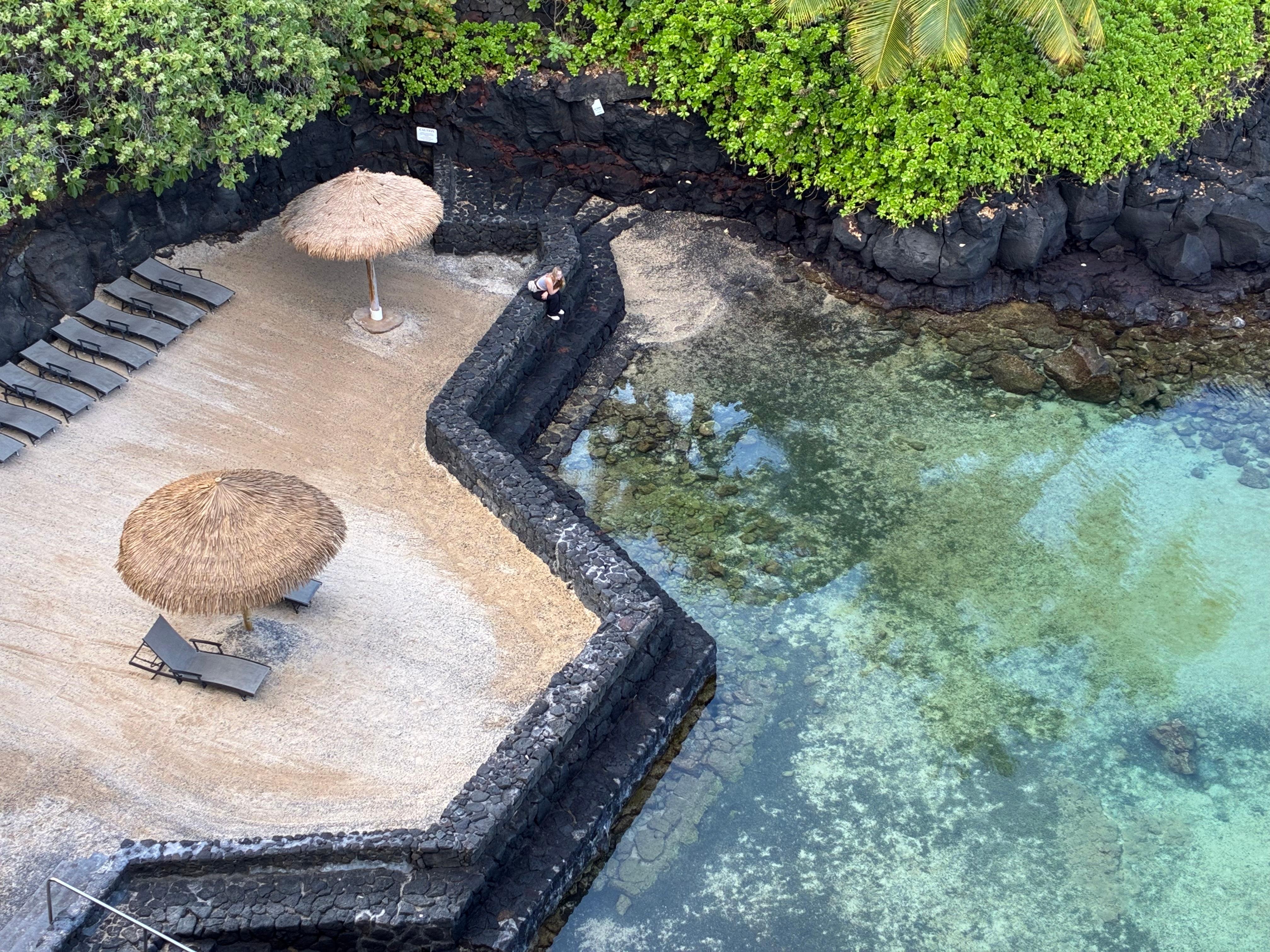 On site lagoon view from our room