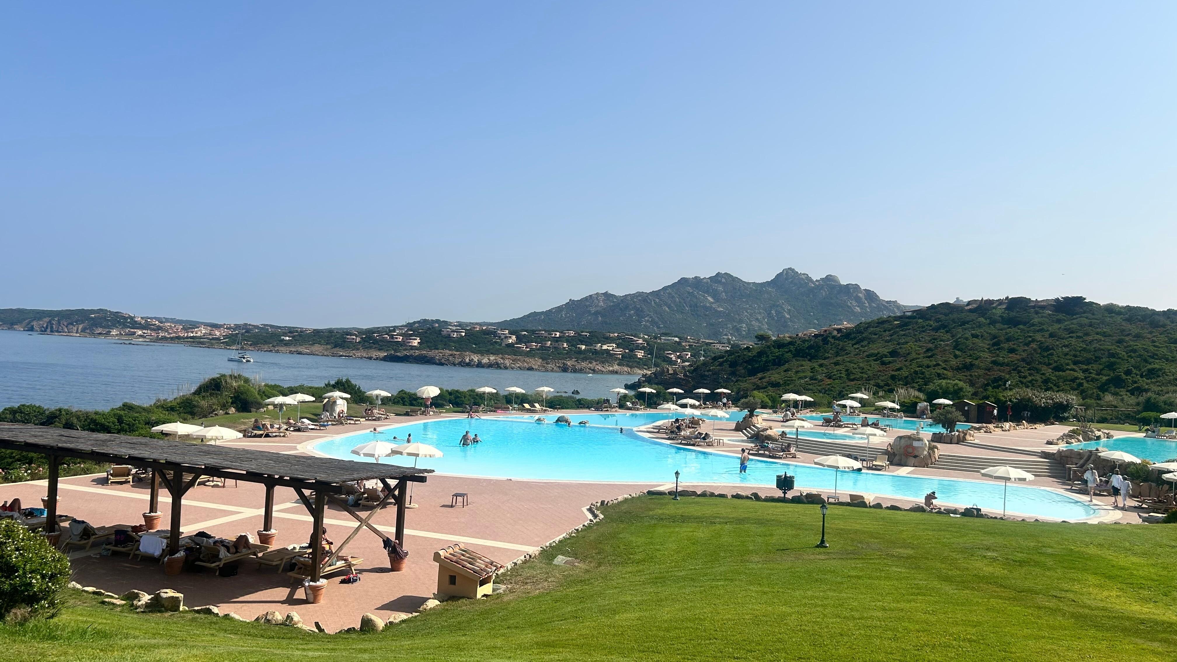 Vista da piscina