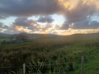 Sunset view from the yard