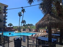 The pool at Buildings C & D
