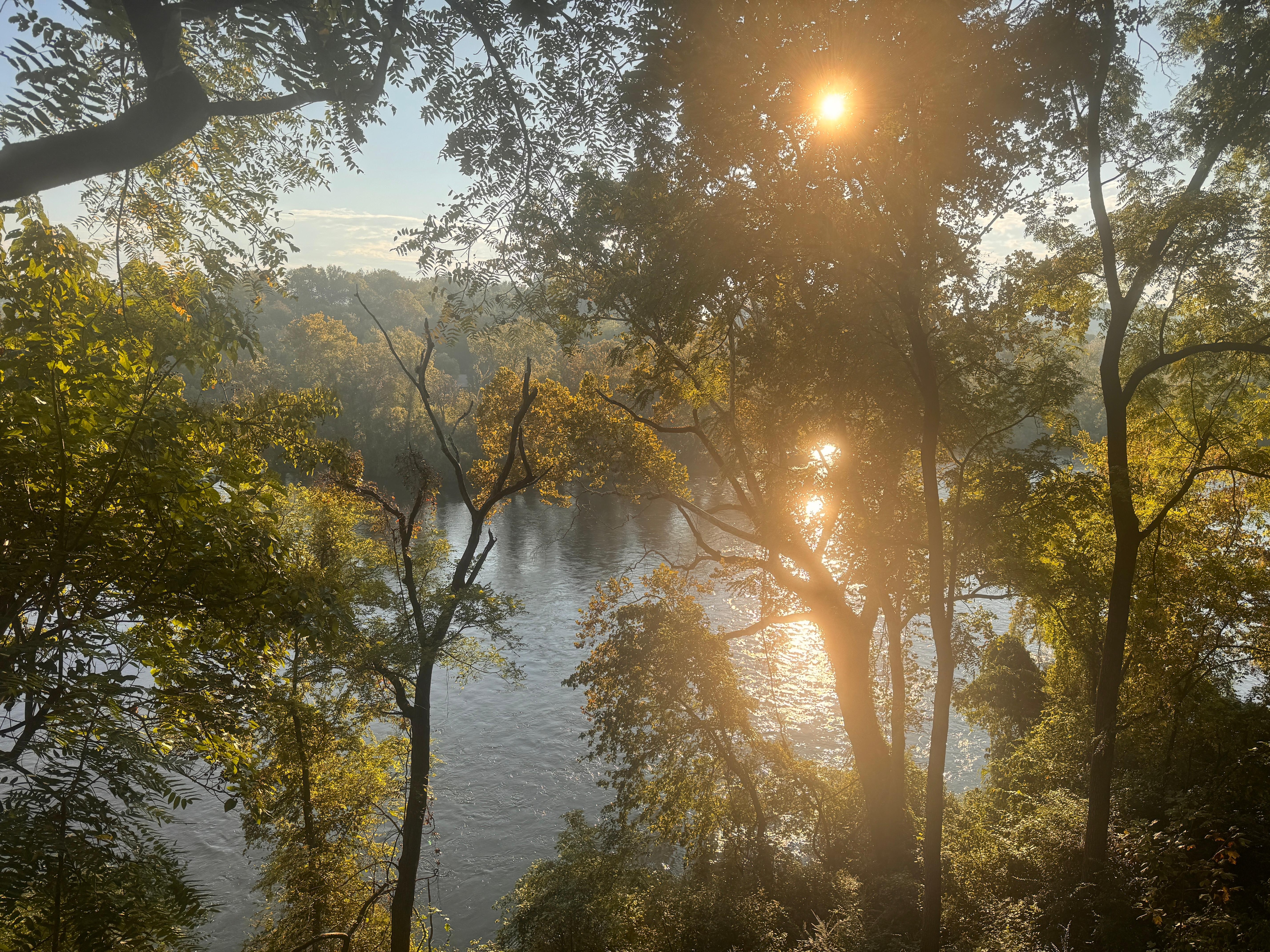 sunrise from the porch with a cup of coffee was a highlight of the trip