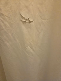 Holes in the shower curtain