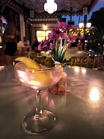 Drinks on the patio