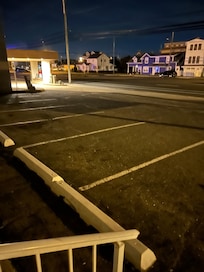 Empty parking lot. More than “One room left”