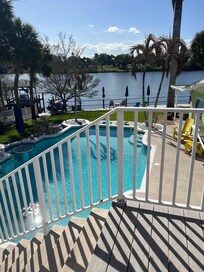 Outside the door from our screened porch
