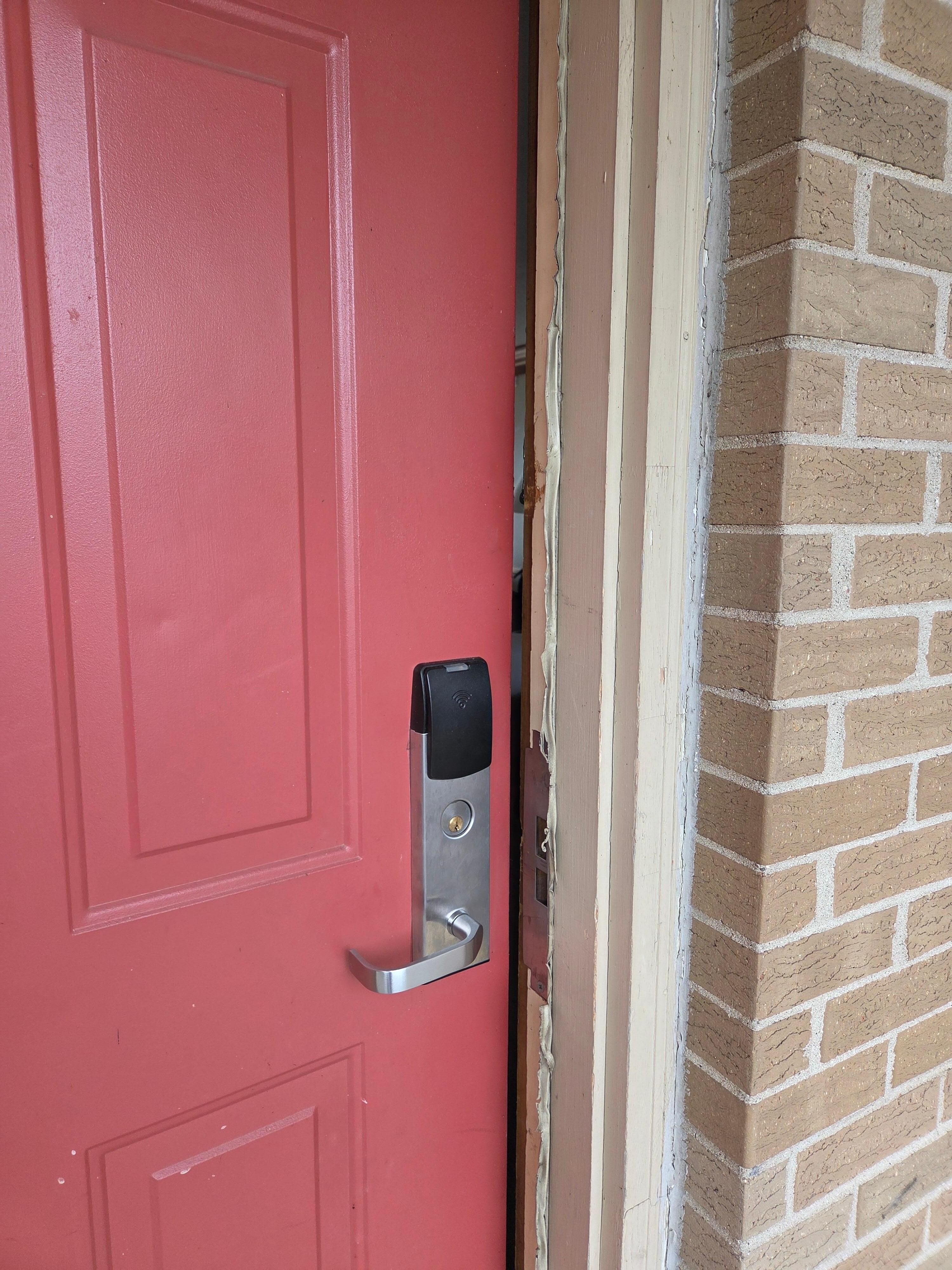 Door molding crumbling 