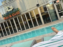 Morning by the pool!
