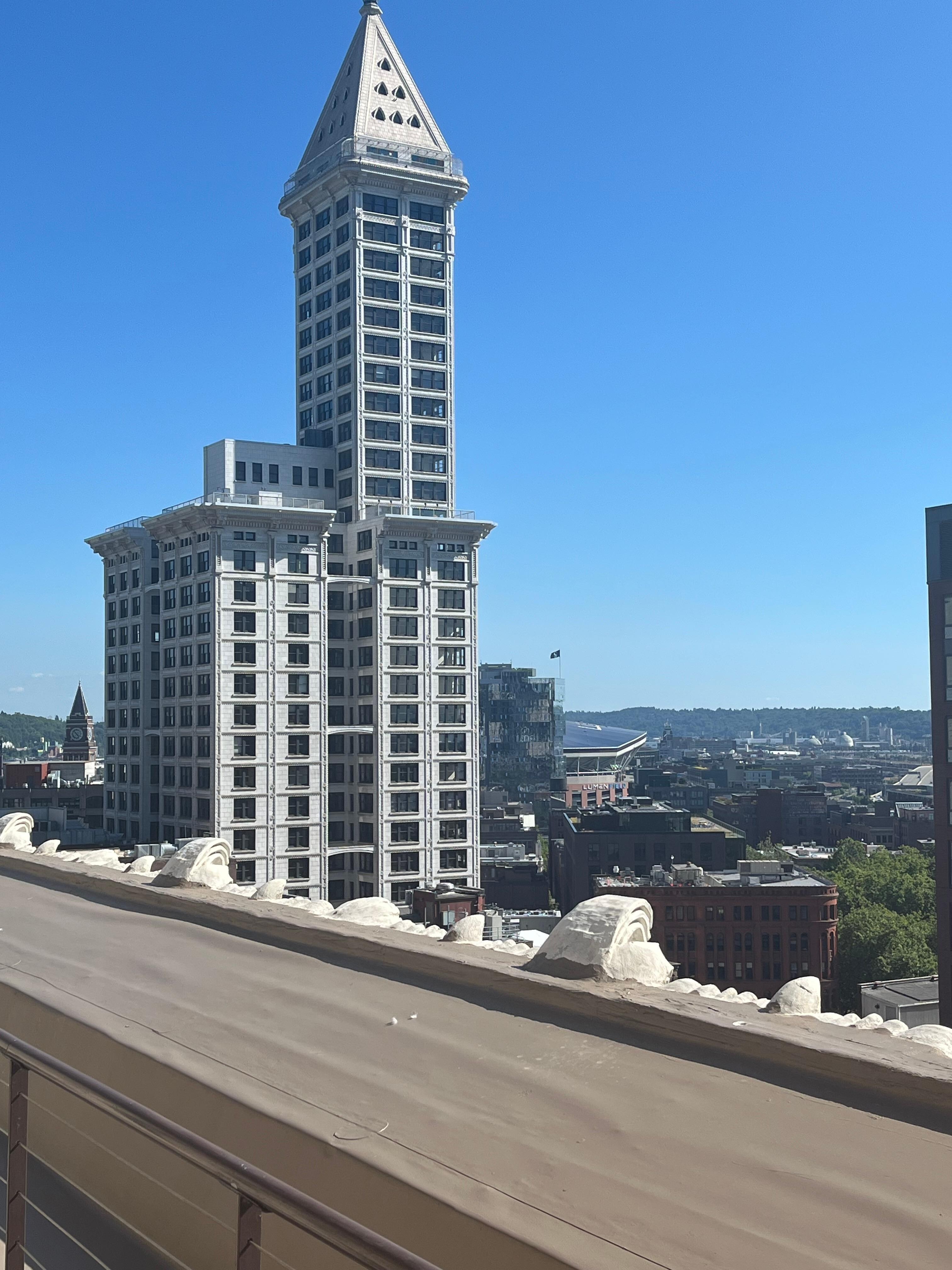 Balcony view of Smith Tower