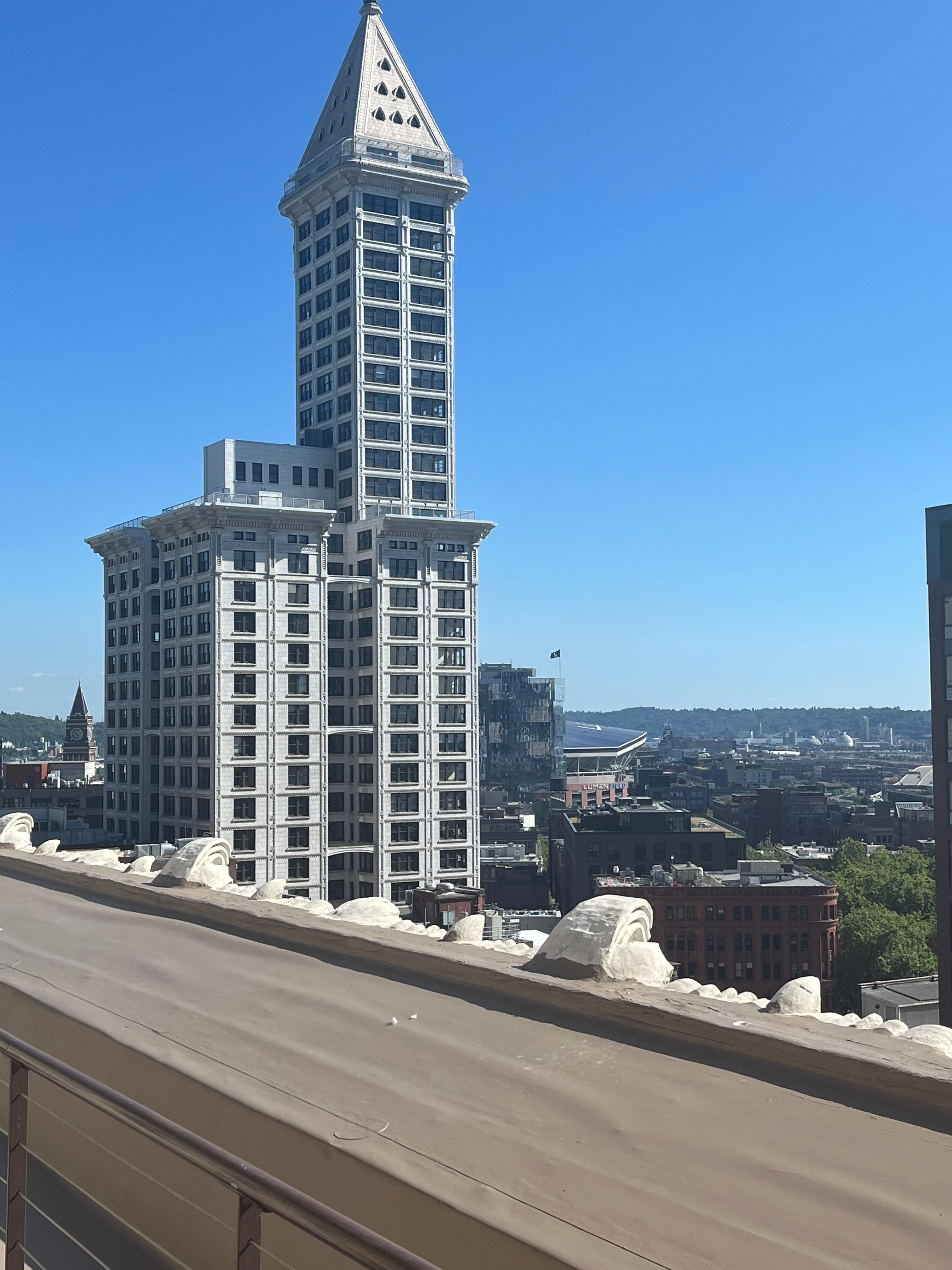 Balcony view of Smith Tower