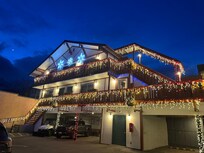 The Obertal Inn was so inviting all lit up!!!