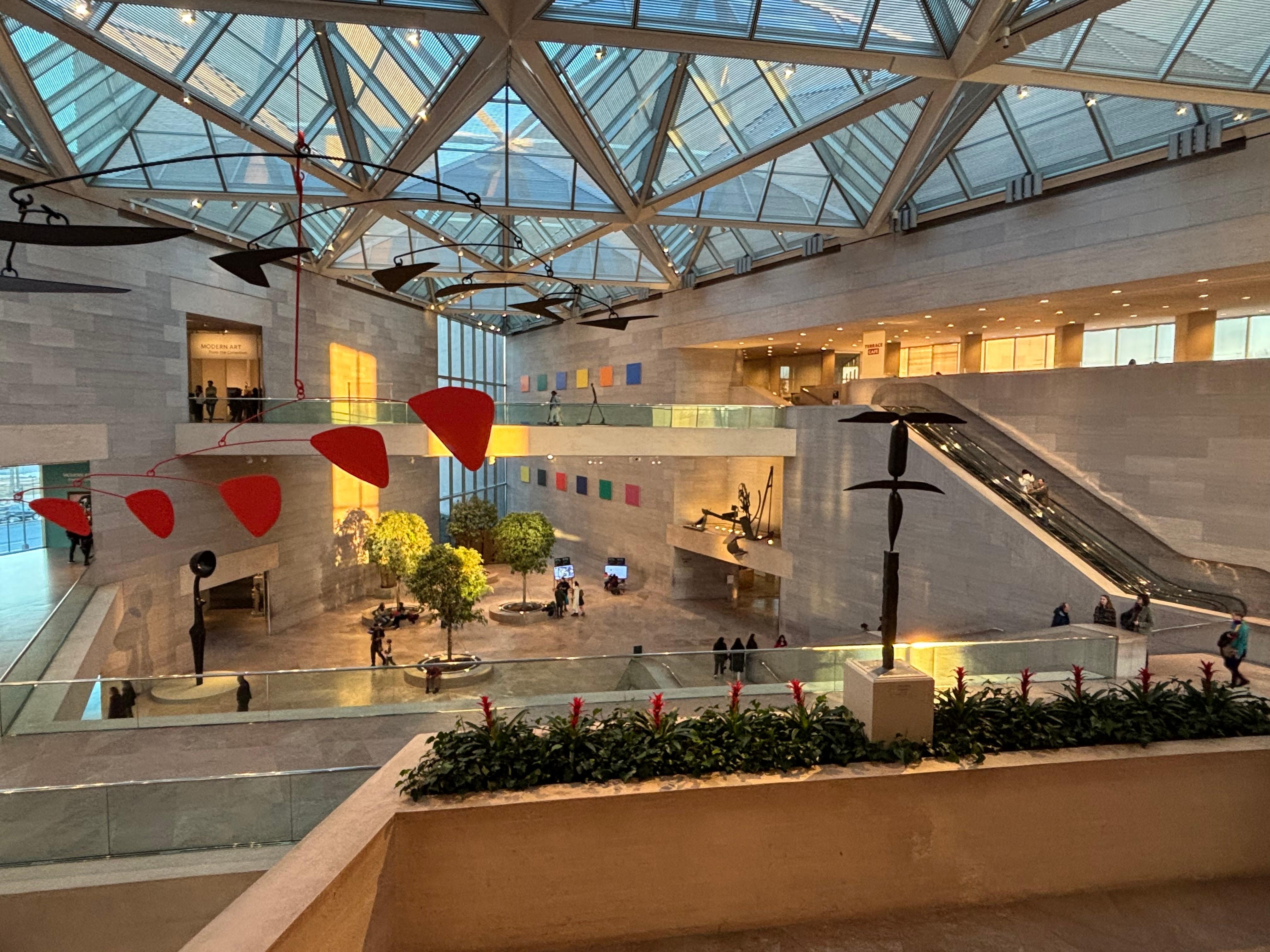 Taken at the National Art Museum, East Wing. Worth the visit!  Walking distance from the Fairfield Hotel.