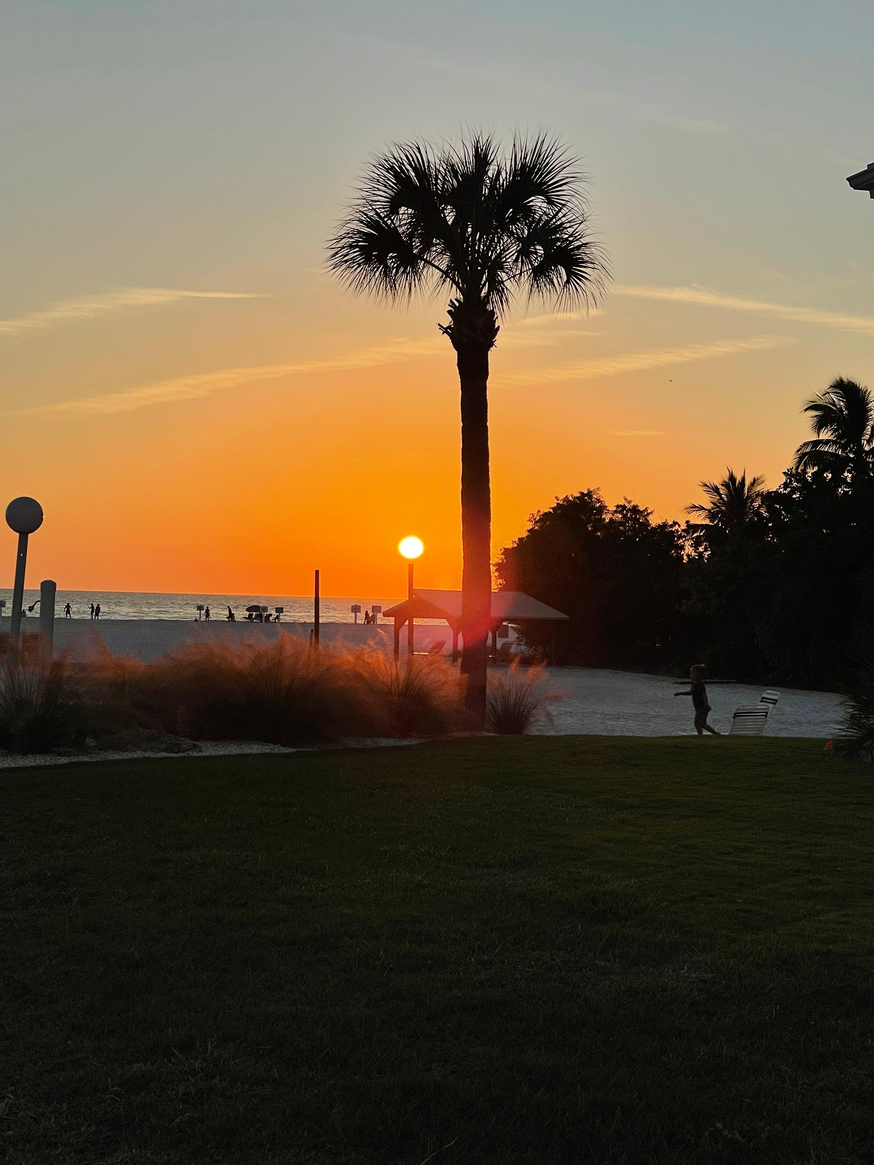 Just steps to the beautiful white sand.