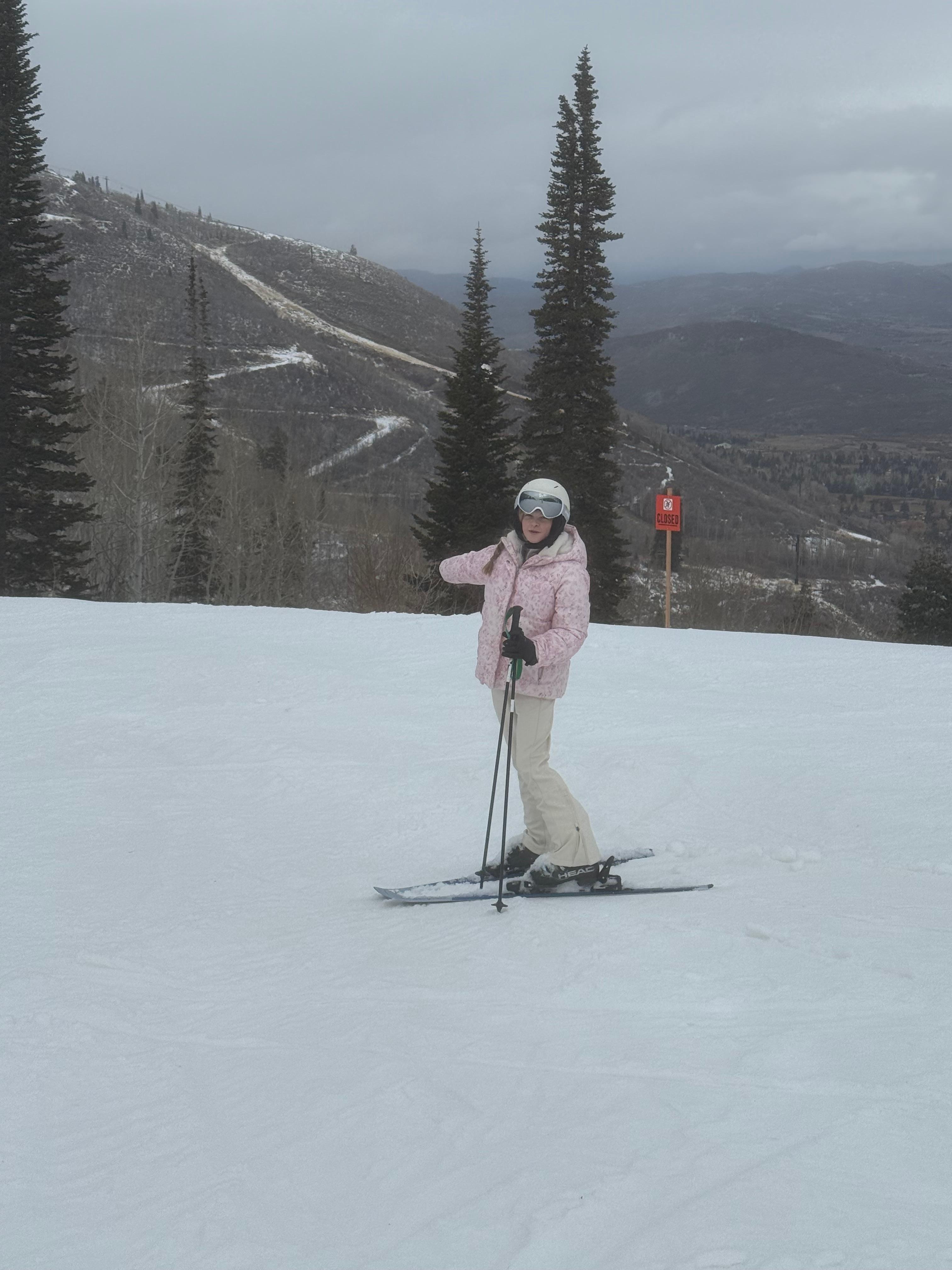 Granddaughter having a great time 