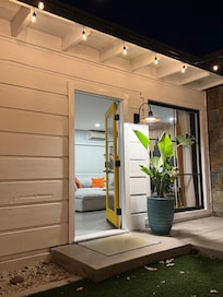 Entire yard is secured and gated.