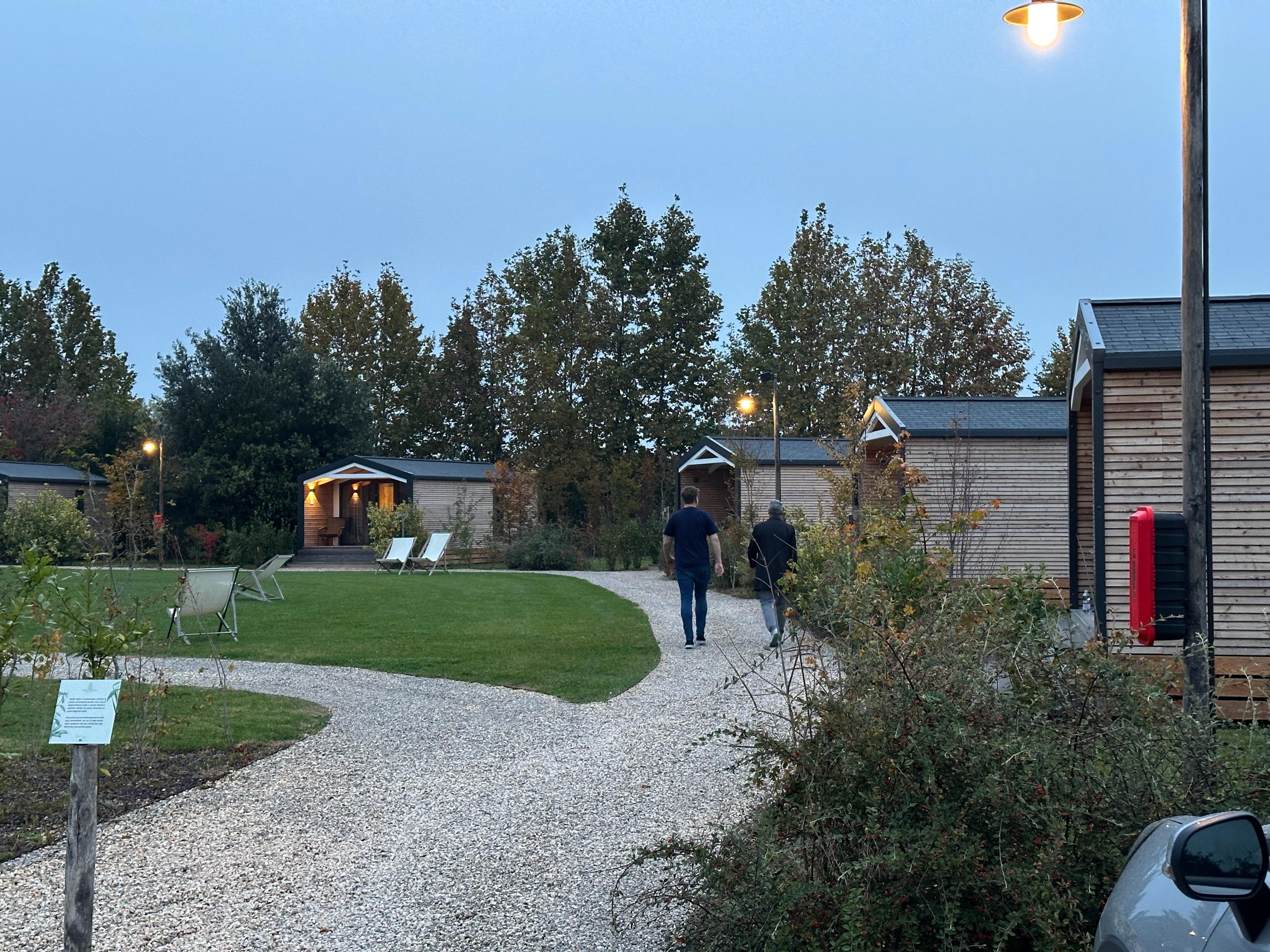 Courtyard of bungalows 😊
