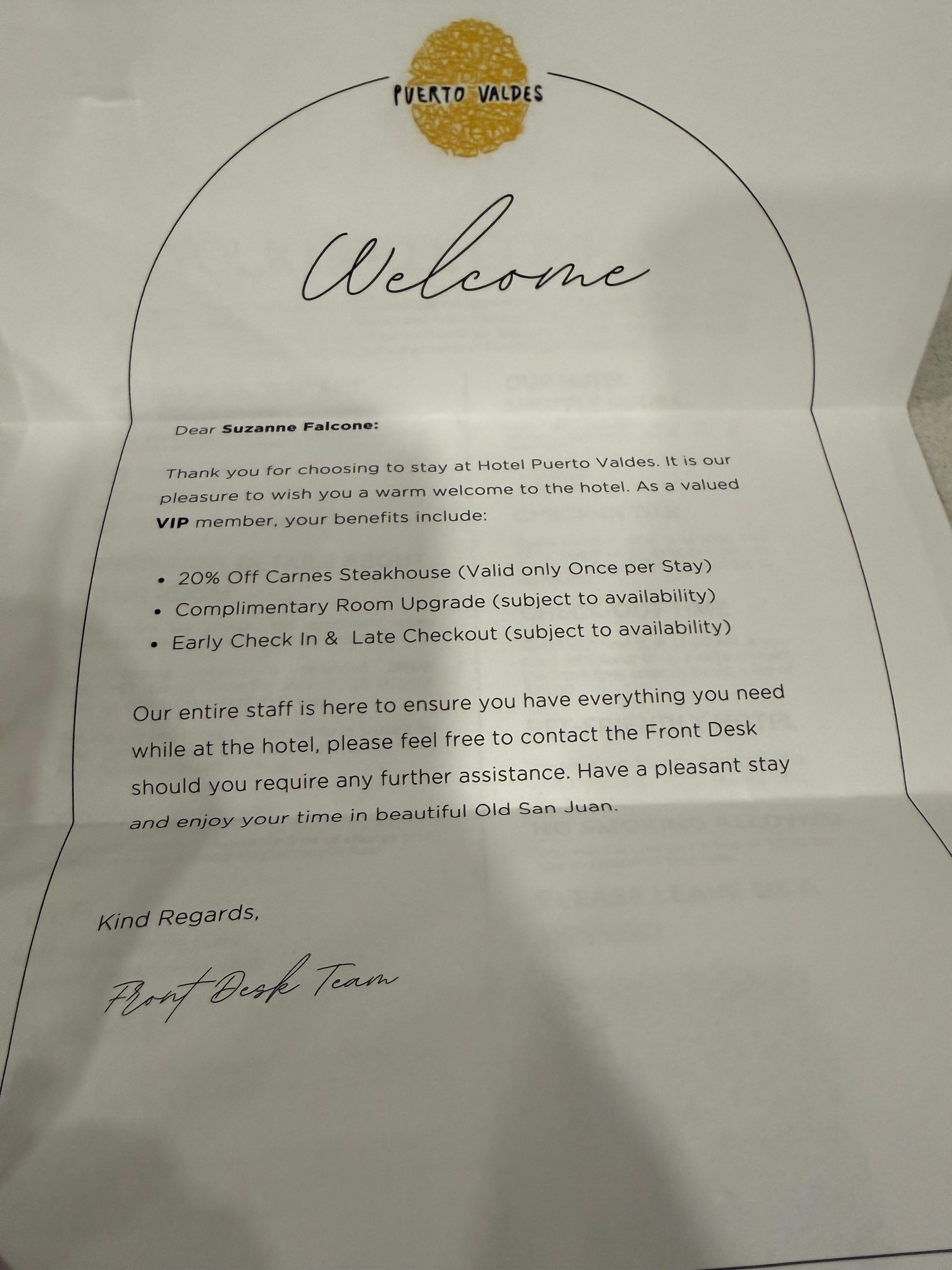 Nothing was “available” for our expedia vip except restaurant discount 