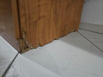 Móveis de compensado se desfazendo