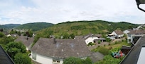 2025 Juli, FeWo Panoramablick aus Fenster