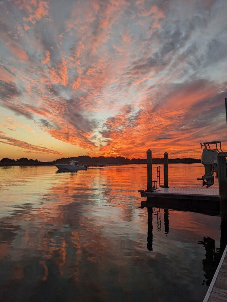 Incredible Beaufort sunset.