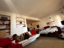 Living area with fold out bed