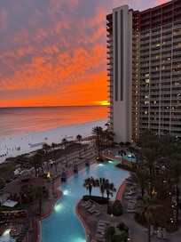 Sunset from balcony