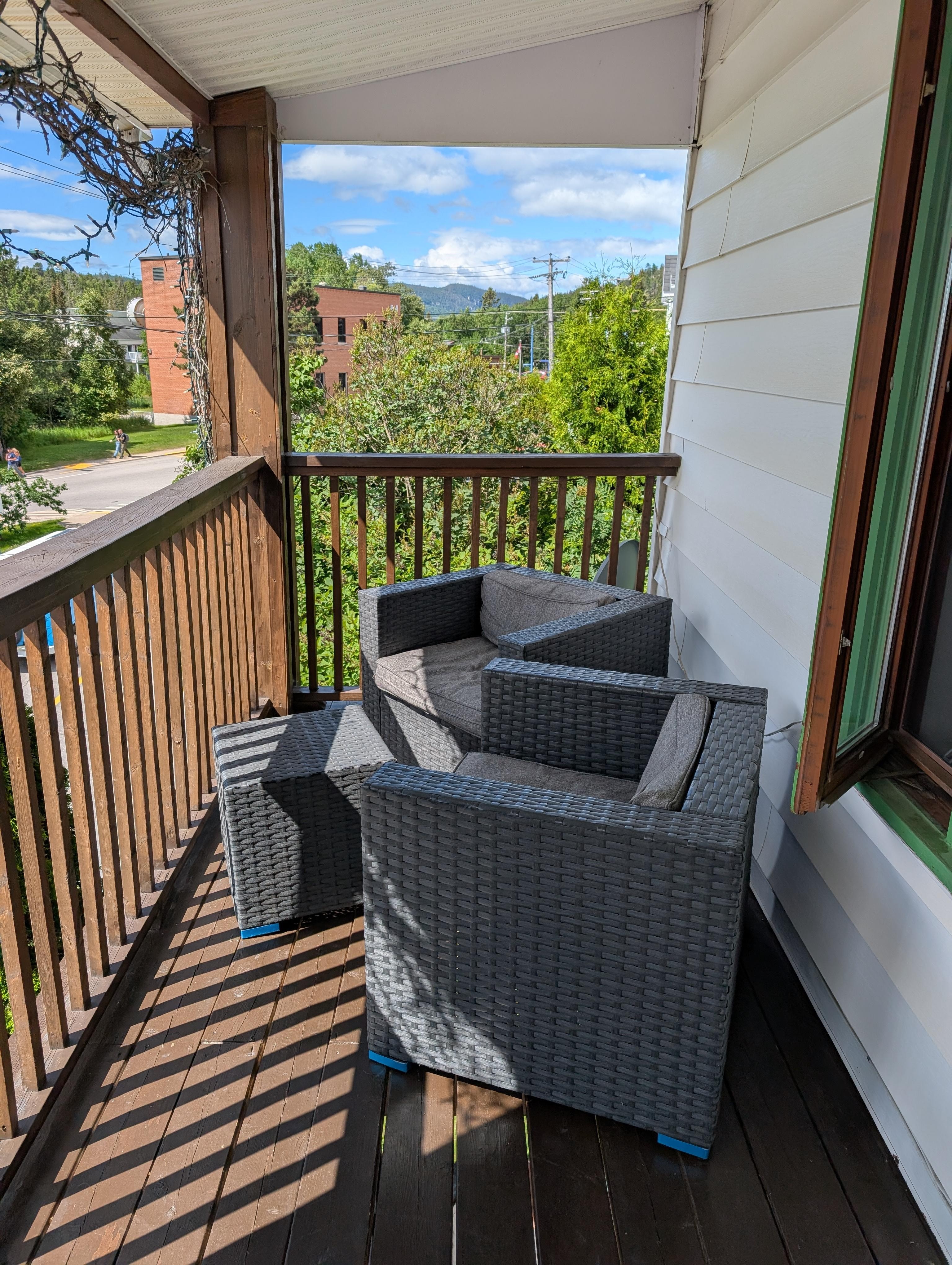 Petit balcon très sympa