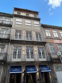 Ansicht von der Fußgängerzone