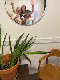 Hallway mirror fun