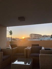 Solnedgang på tagtetassen