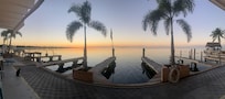 Panoramic picture in evening.