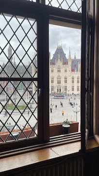 the view from the double glazed window