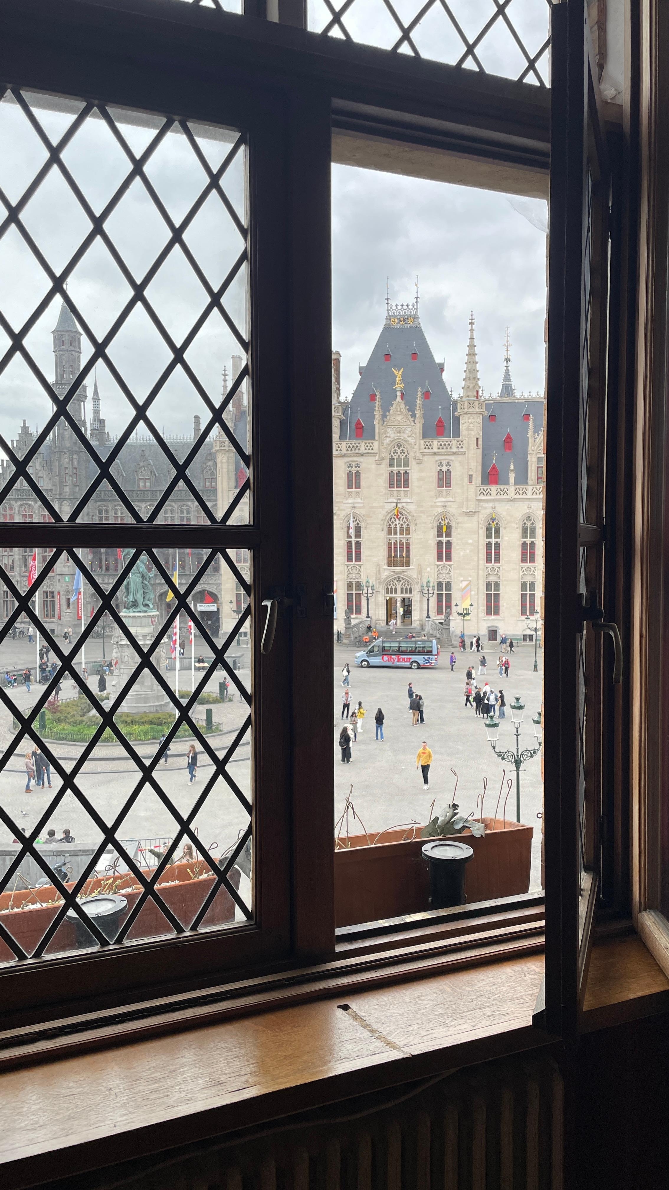 the view from the double glazed window