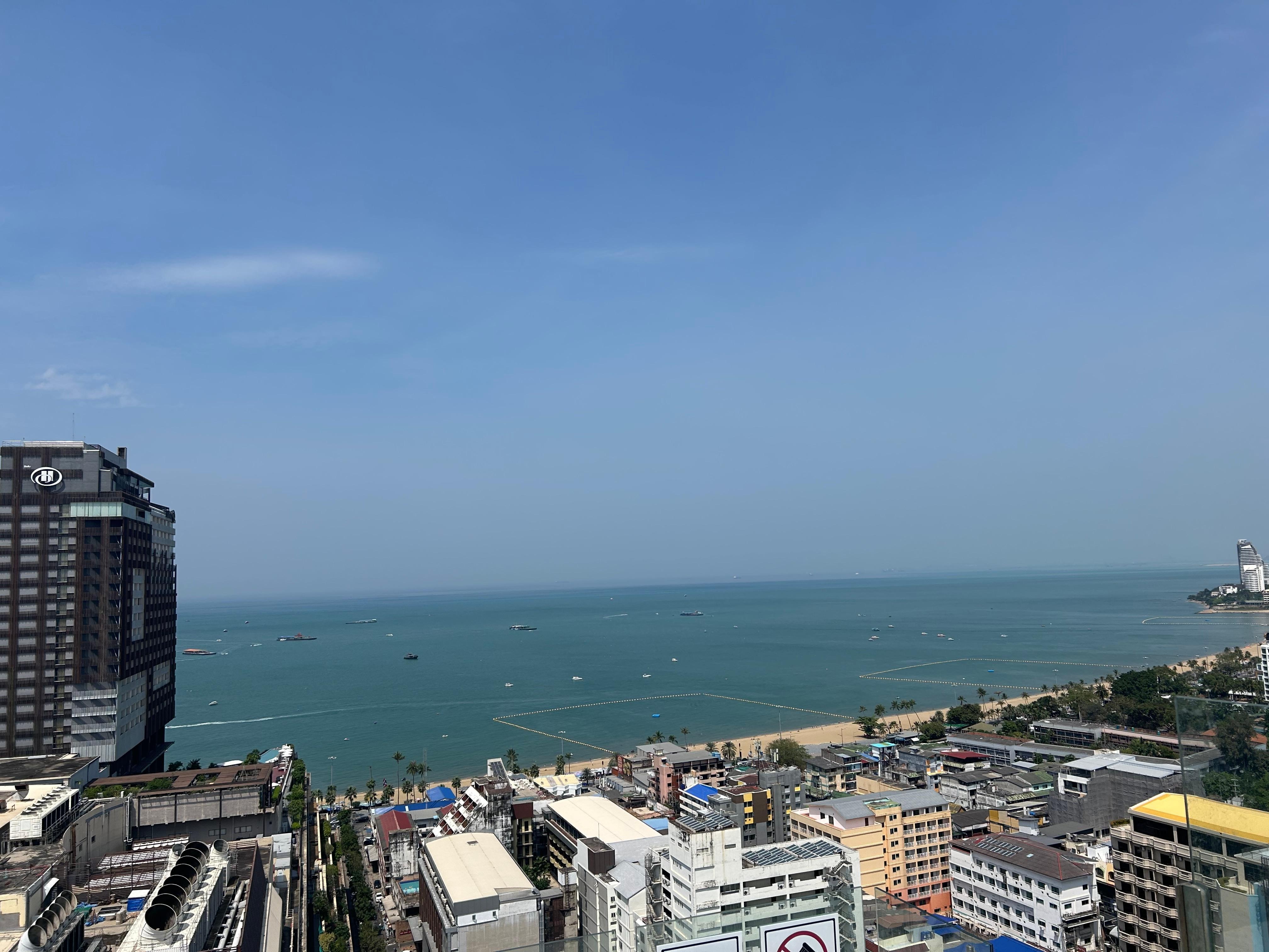 Rooftop pool with a view