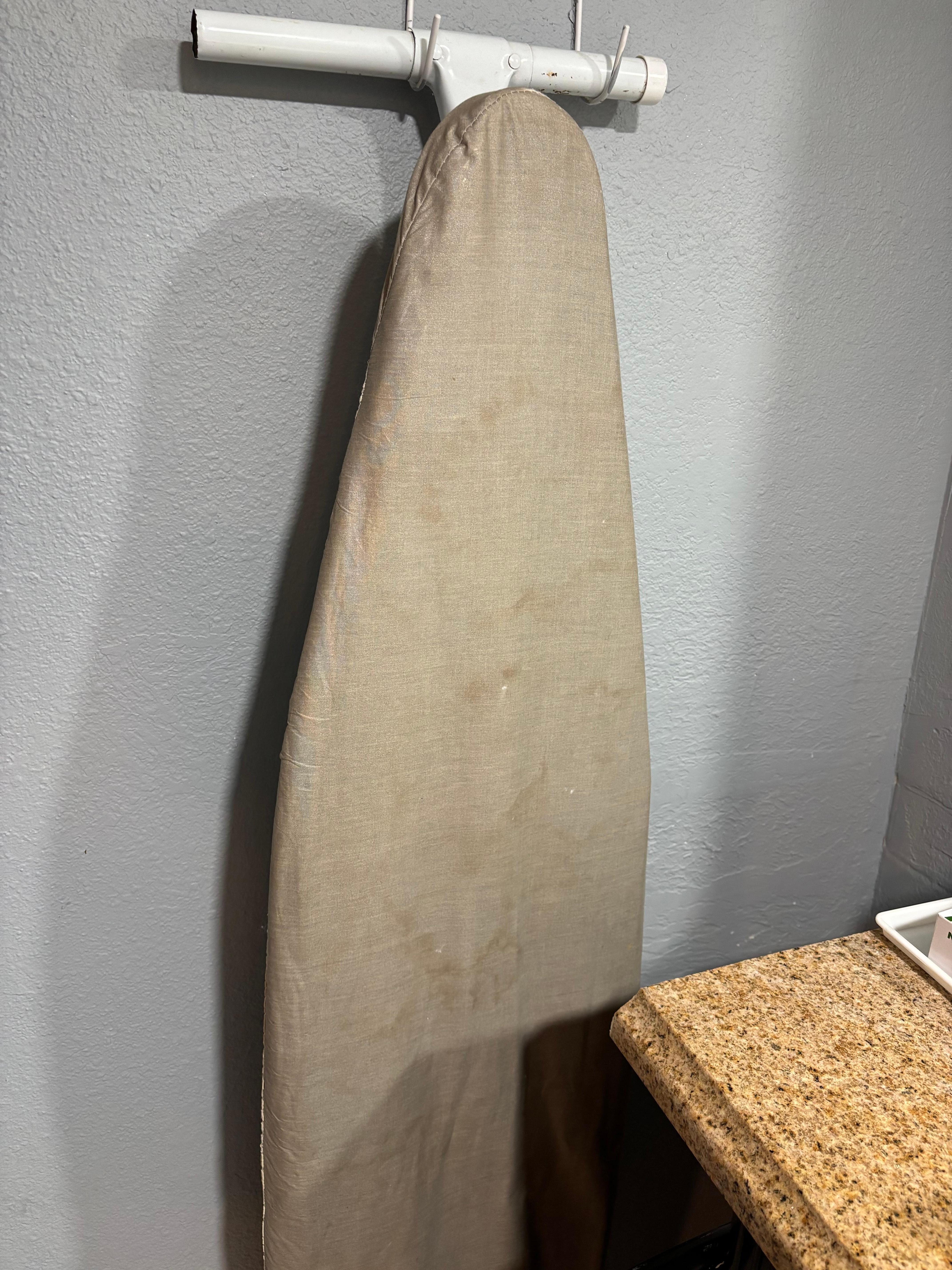 Iron board dirty and stained 