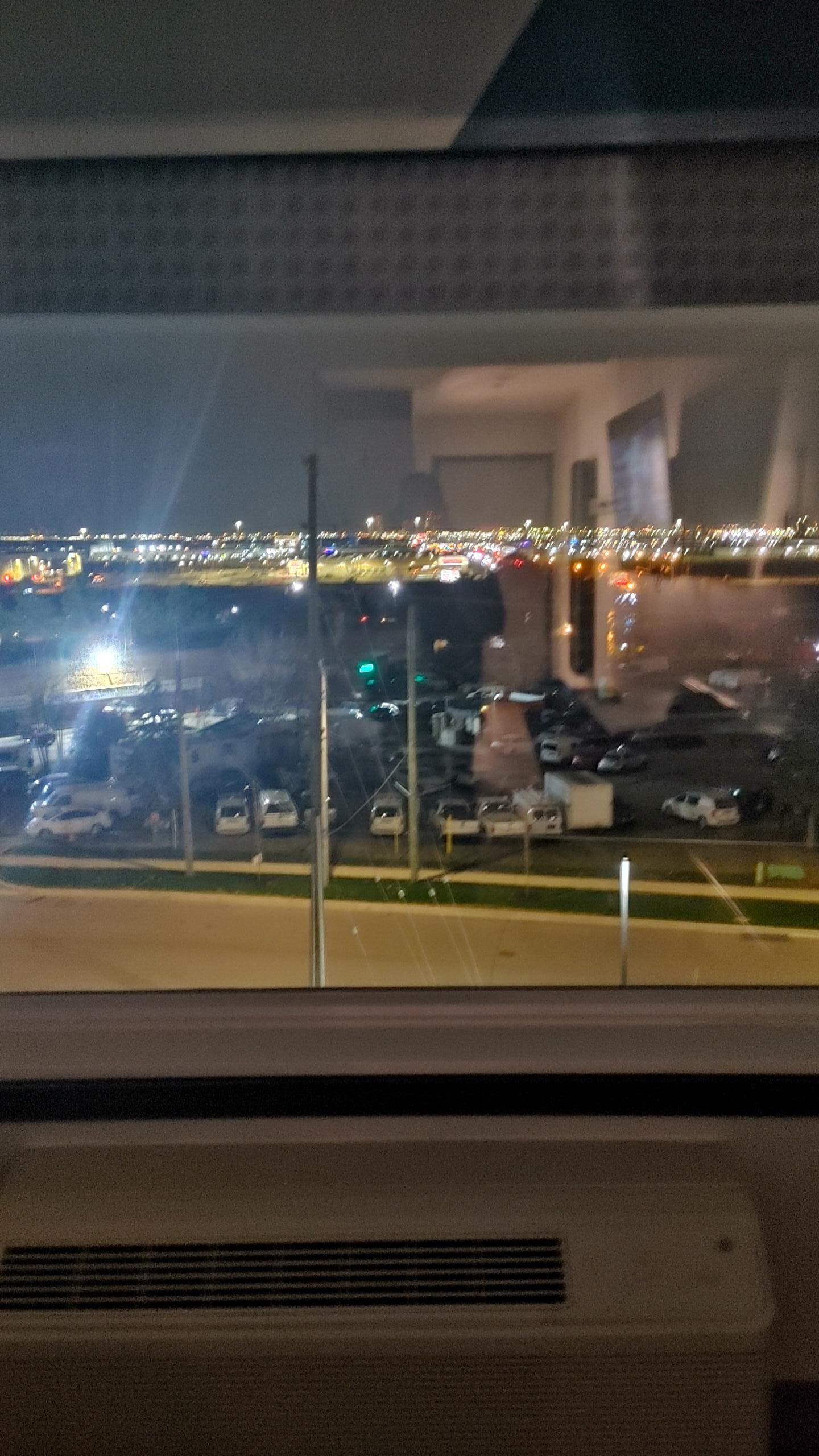 Room view at night