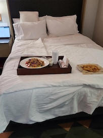 Delicious room service - large salad