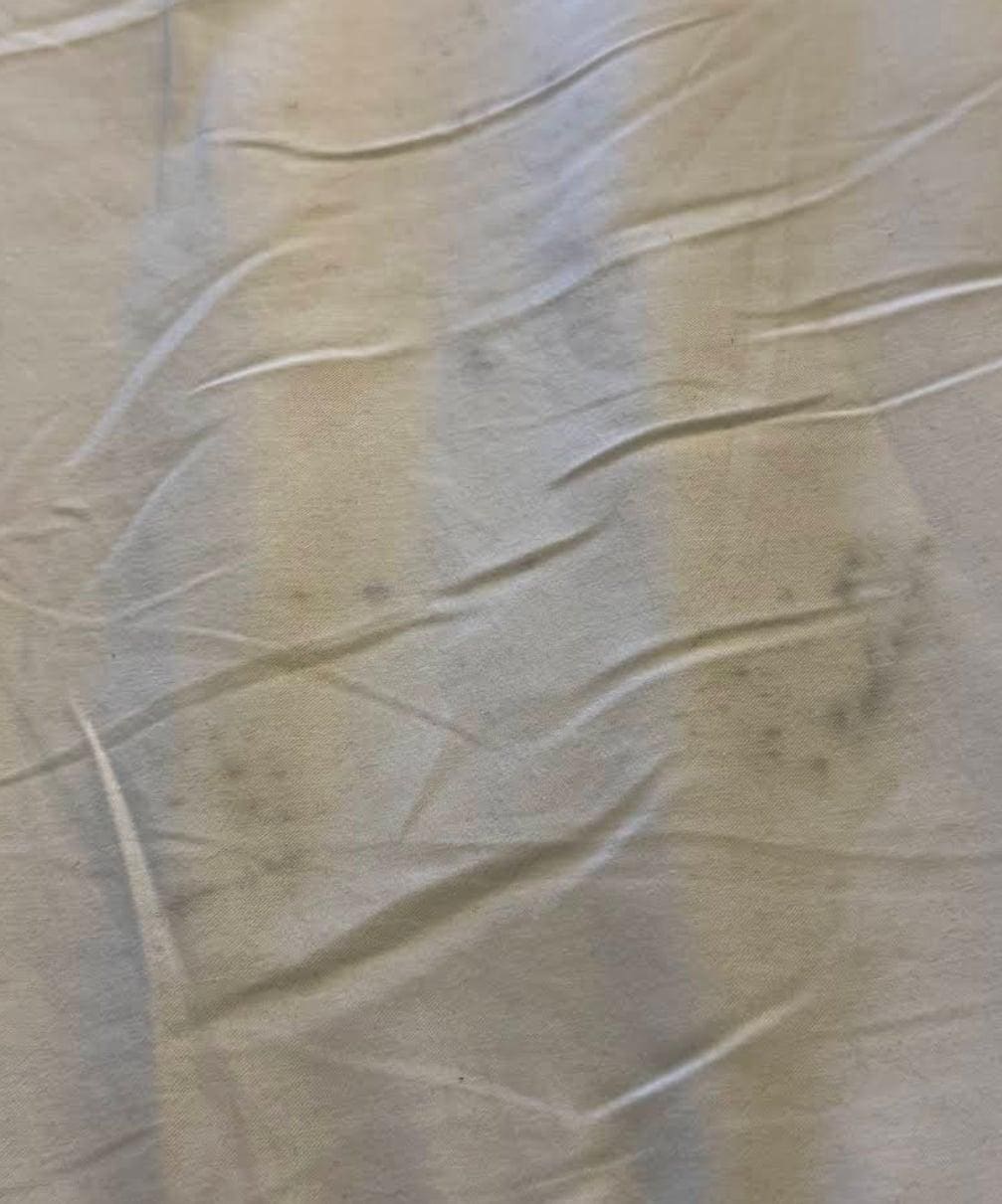 Day 1 - black stained sheets