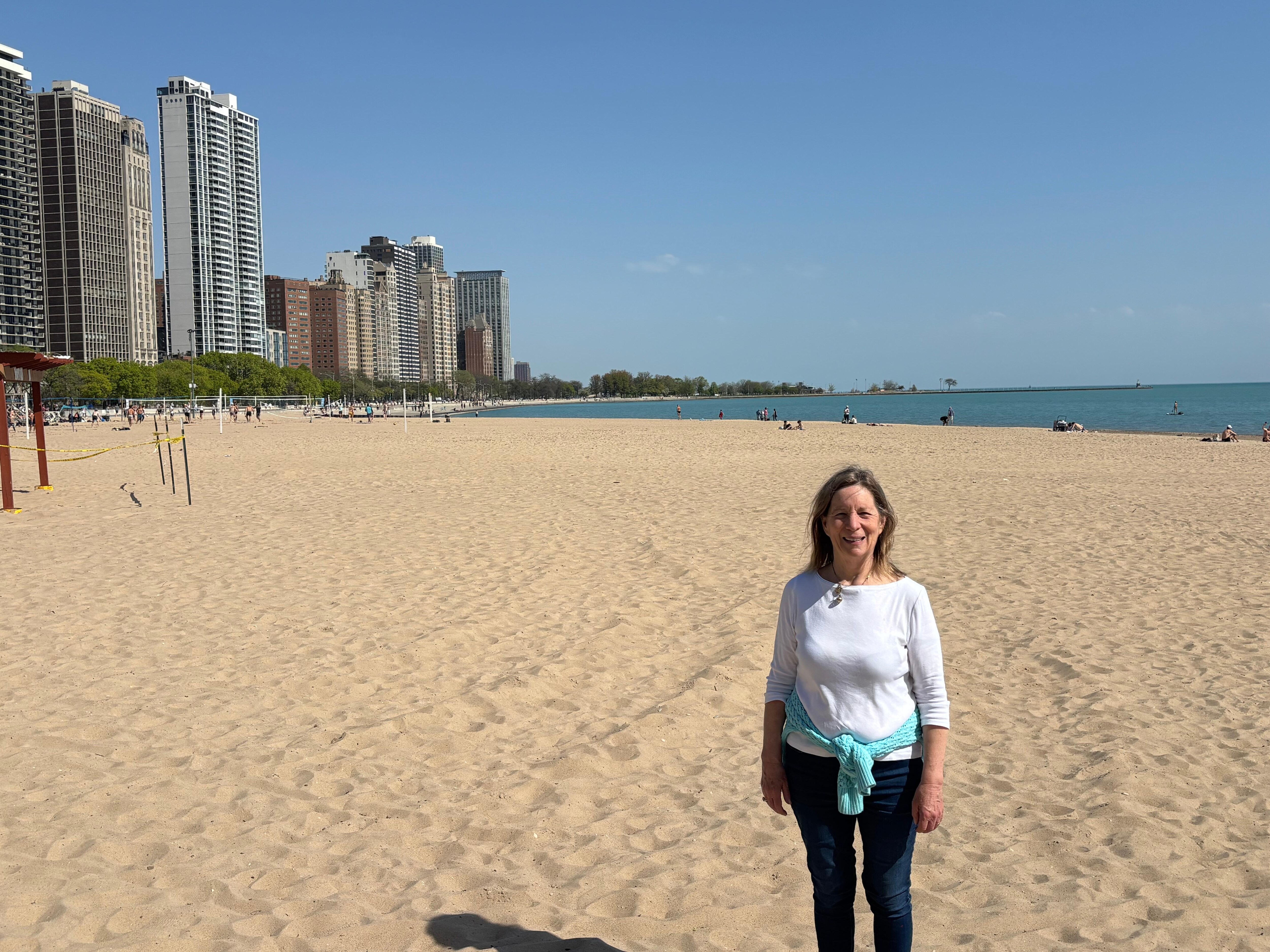 Beach on Lake Michigan