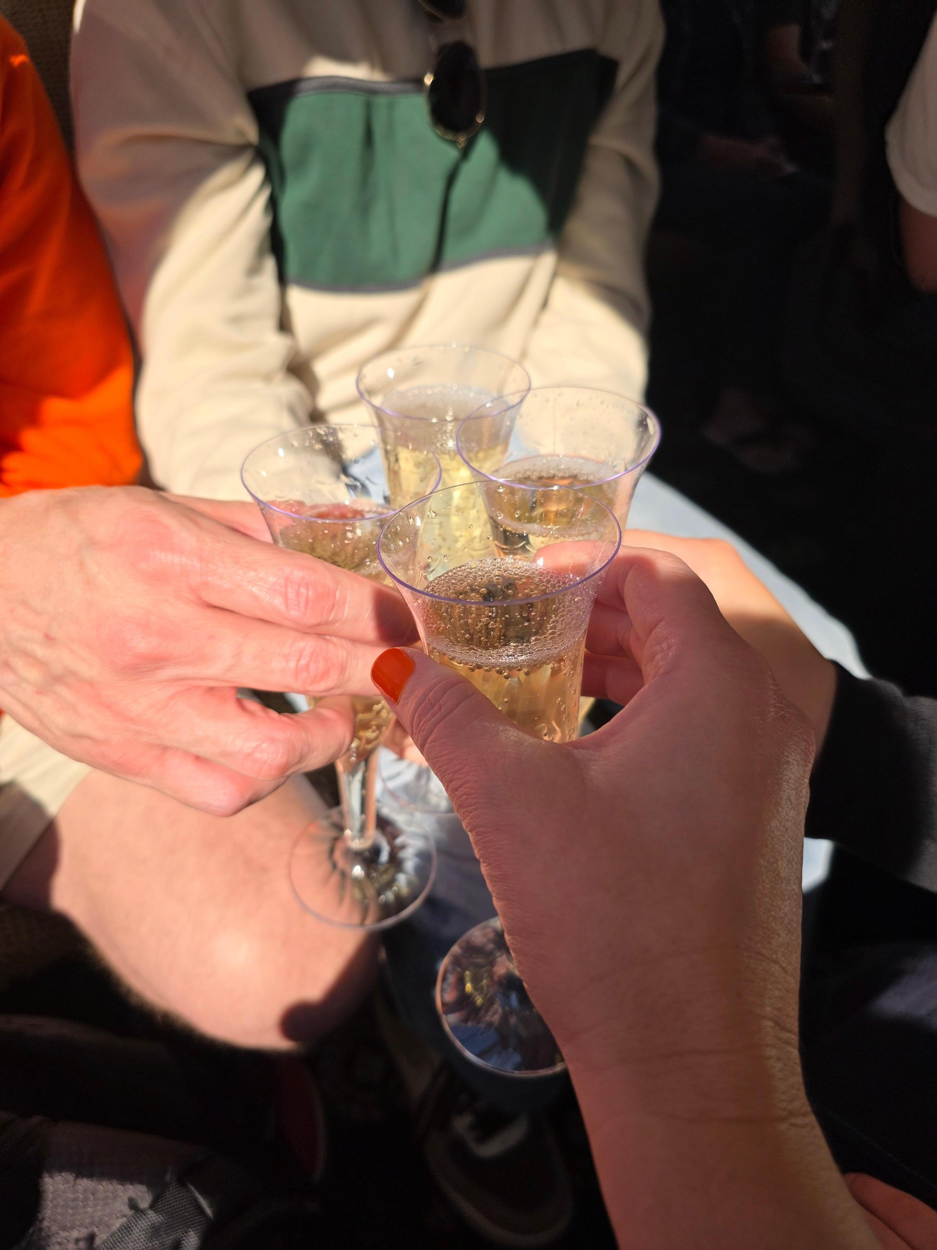 Grand Canyon celebration toast
