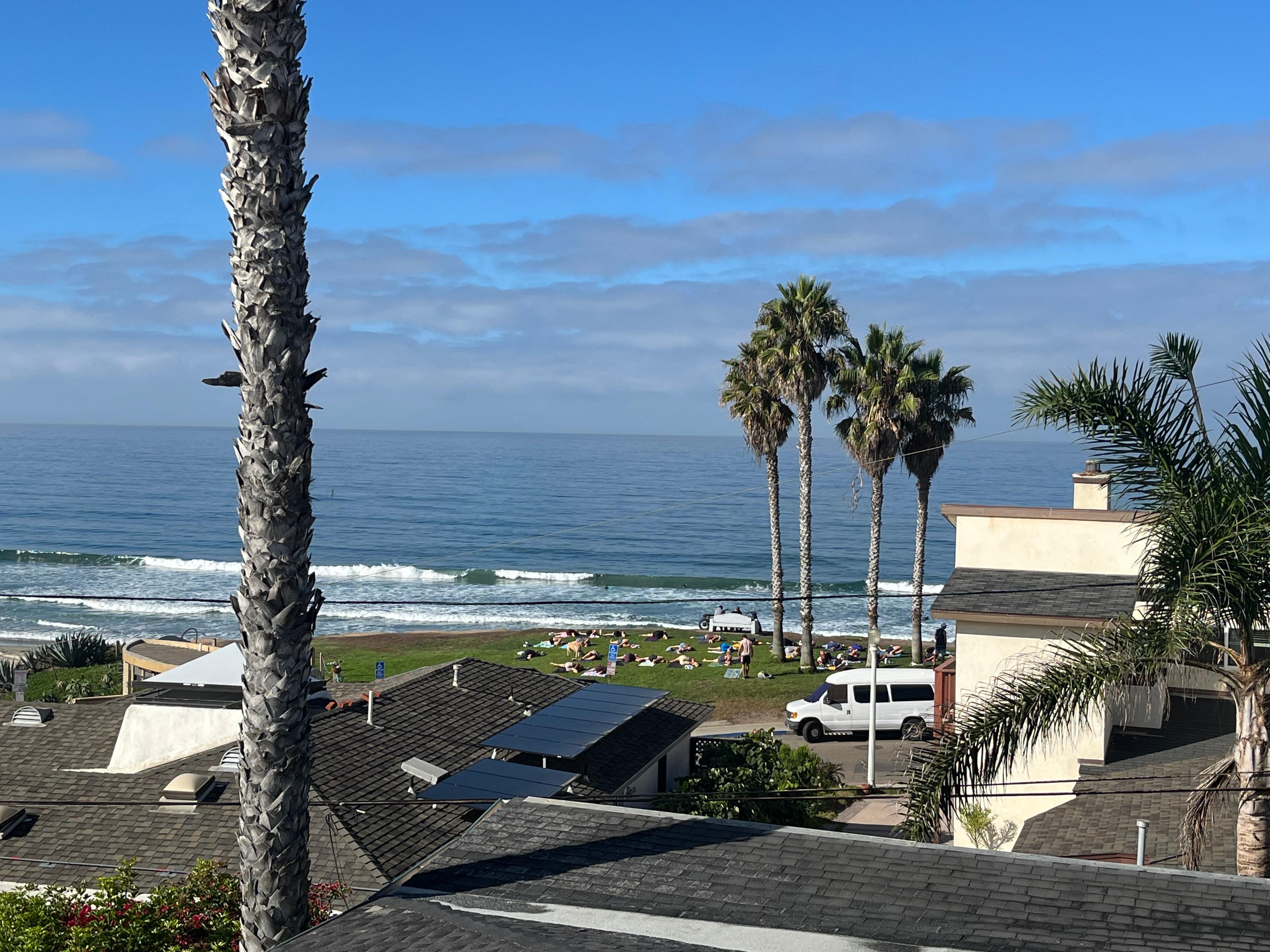 View from the roof patio