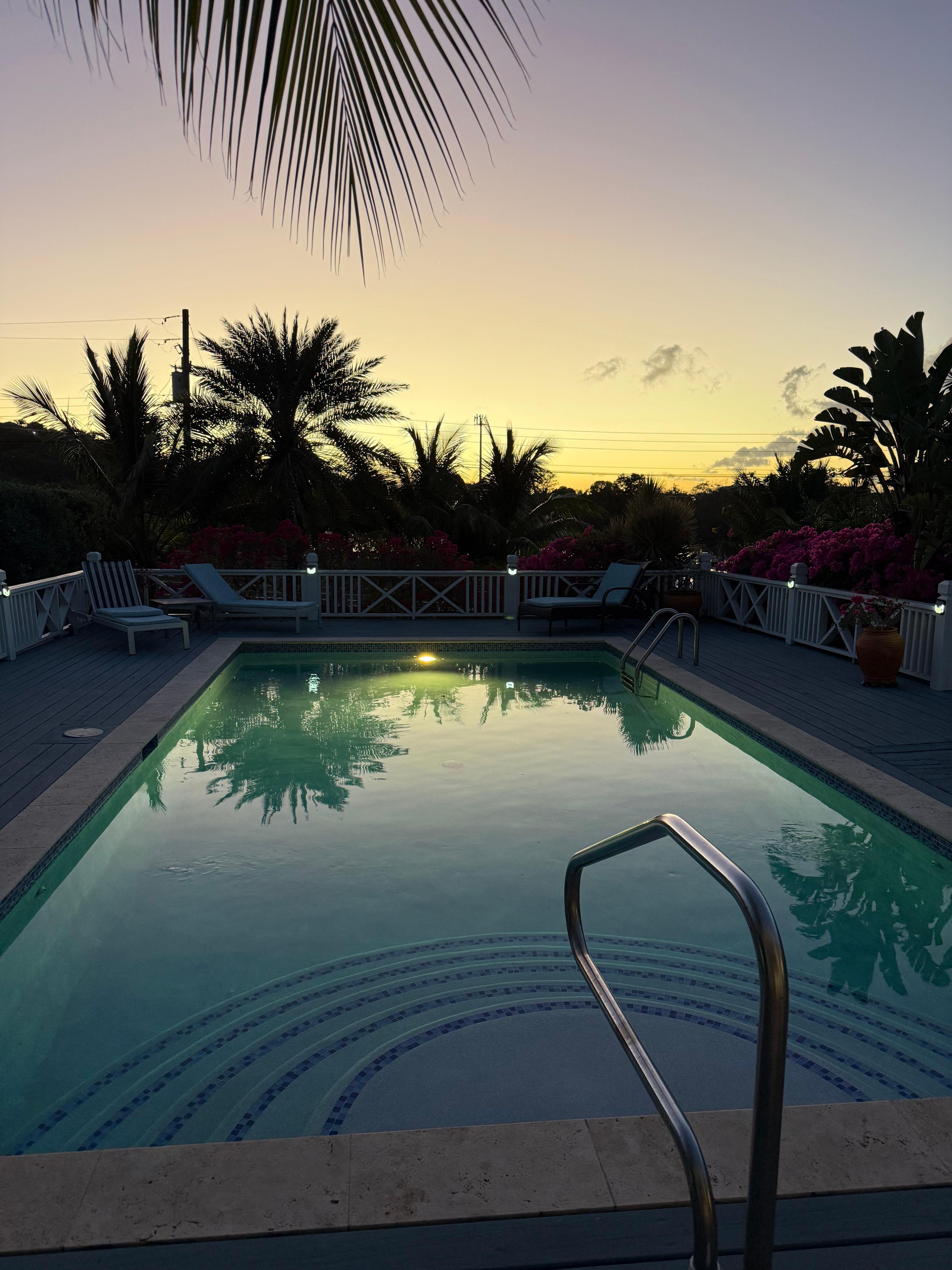 Villa perfect orientation for sunsets