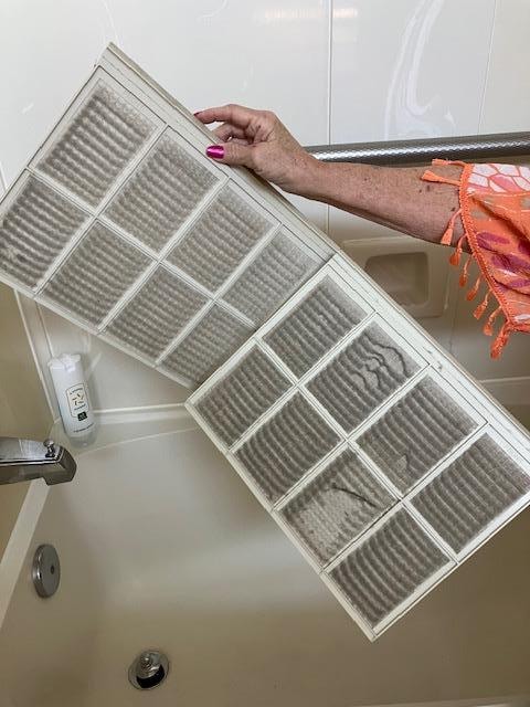 AC filters after removing from the AC