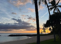 Sunset view from our Lanai