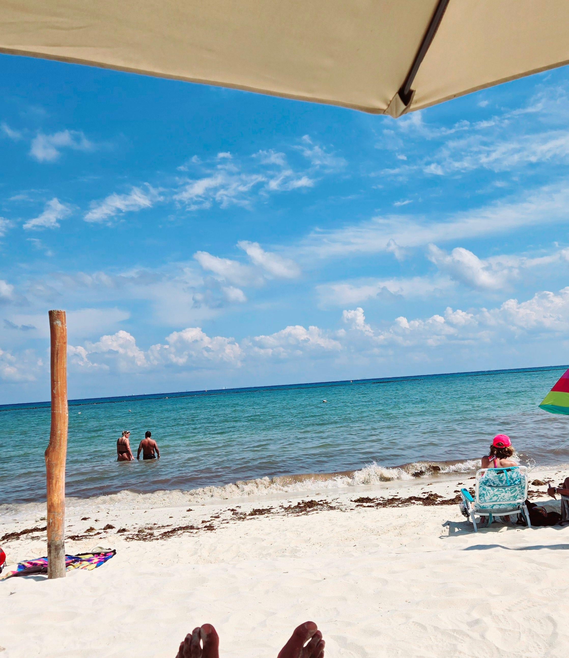 Beach just steps away. 